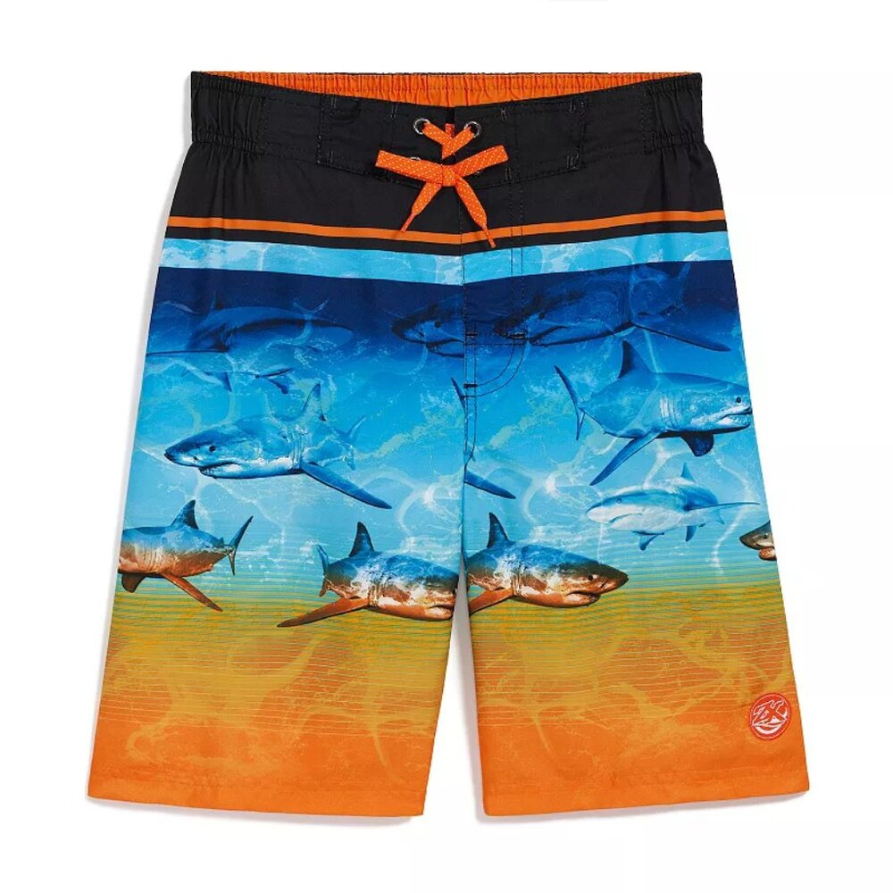 Boy's ZeroXposur Surfer Swim Shorts - Popsicle - Medium - NWT